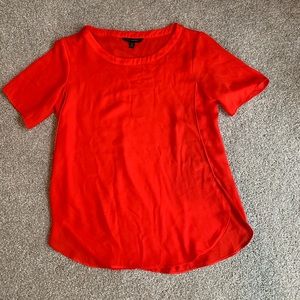 Banana Republic red short sleeved top